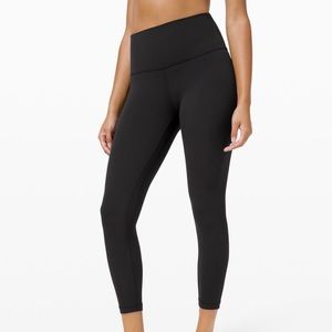 Lululemon black align crop leggings 23"